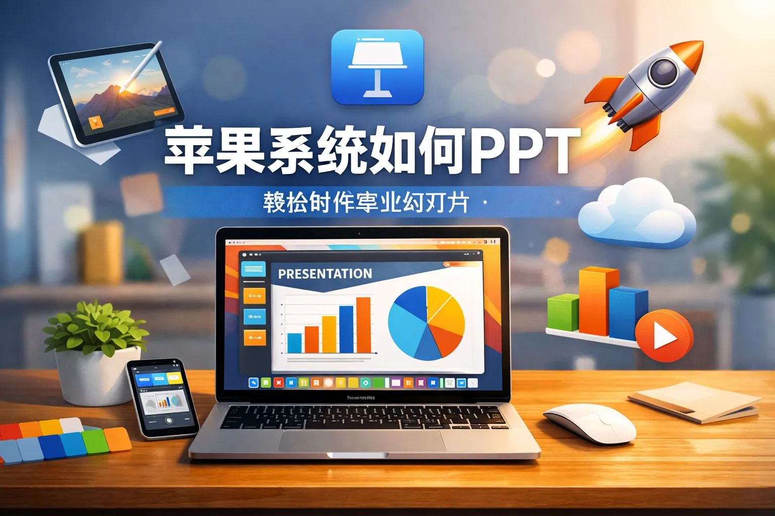 苹果系统如何做ppt