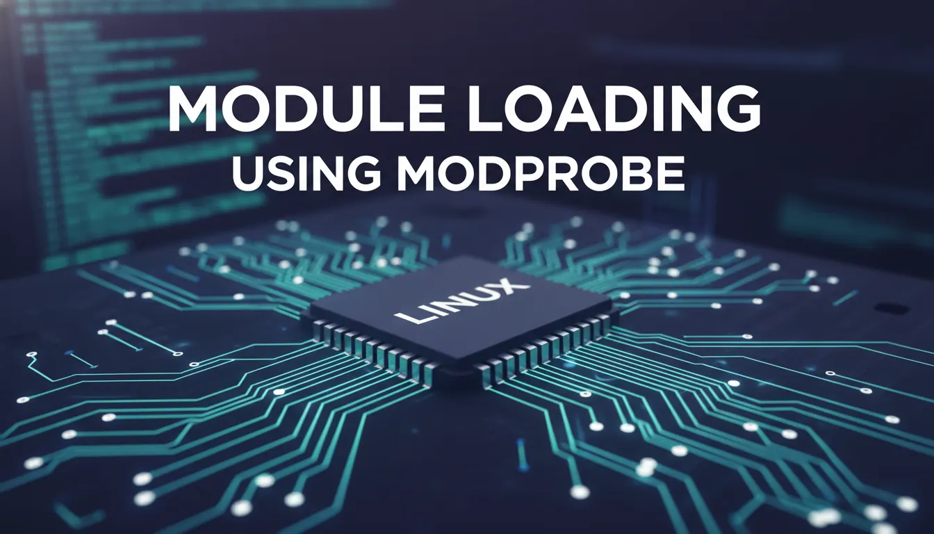 linux如何加载modprobe
