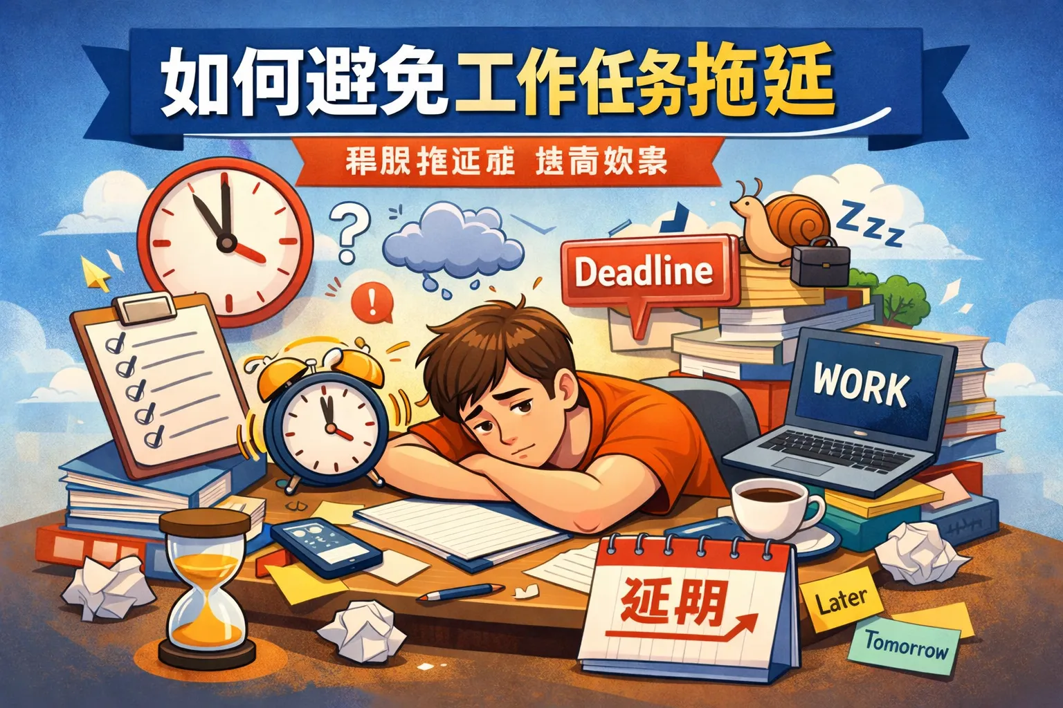 如何避免工作任务拖延