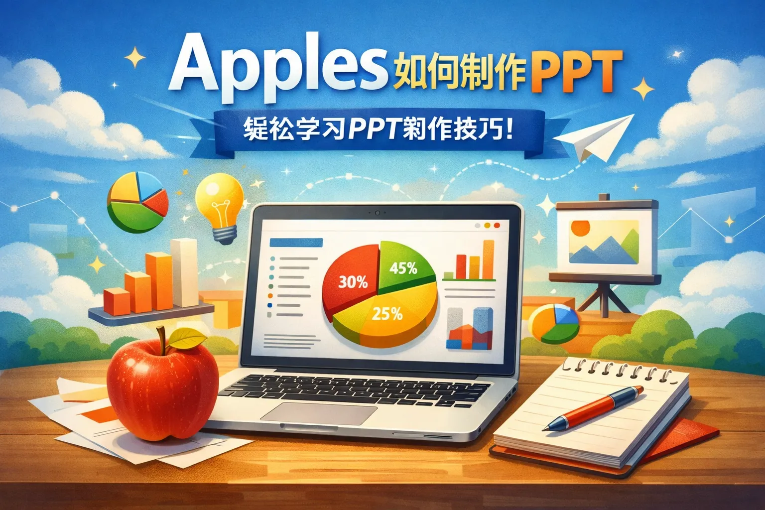 apples如何制作ppt
