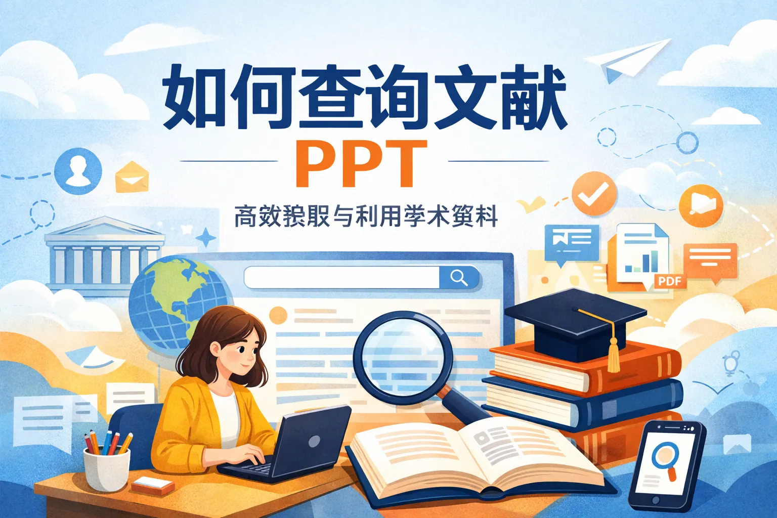 如何查询文献ppt