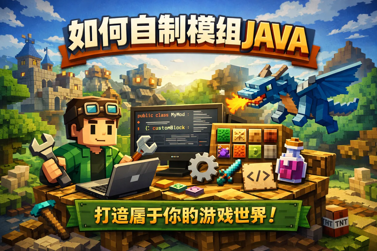 如何自制模组java