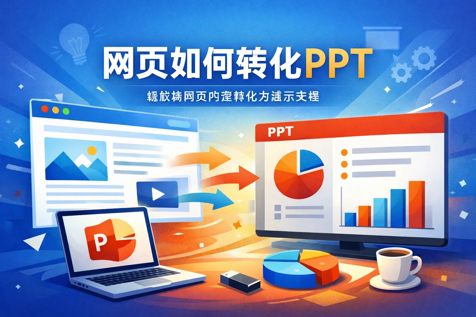 网页如何转化ppt