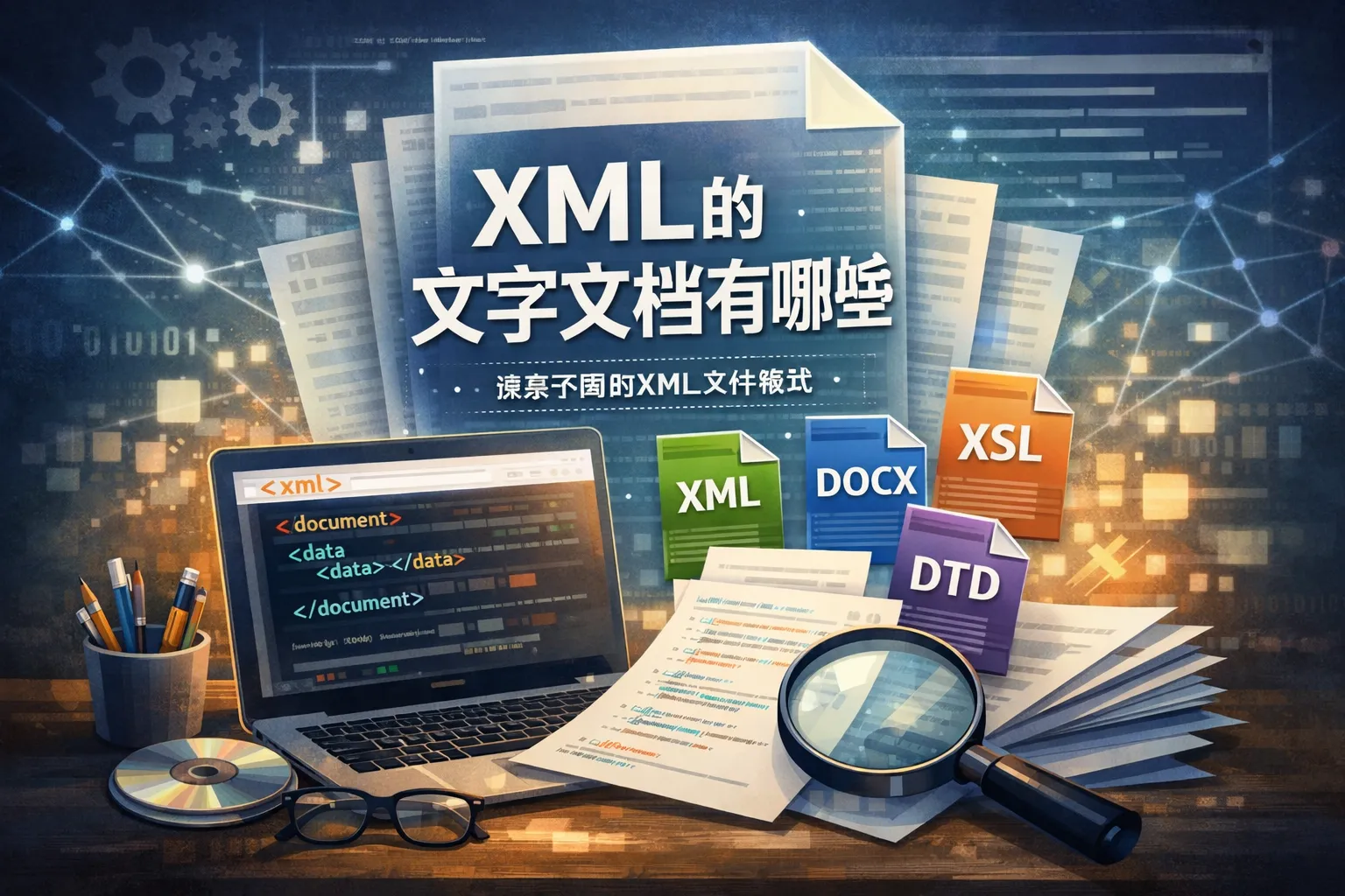 xml的文字文档有哪些