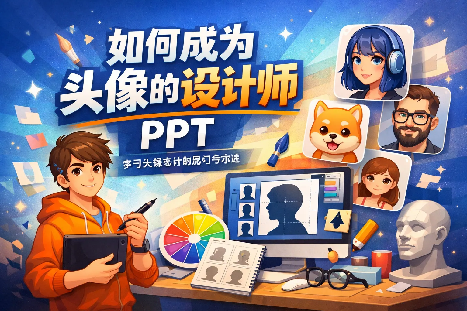 如何成为头像的设计师ppt