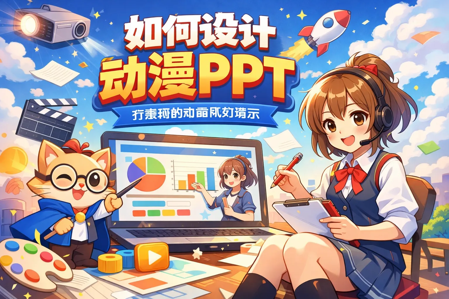 如何设计动漫ppt