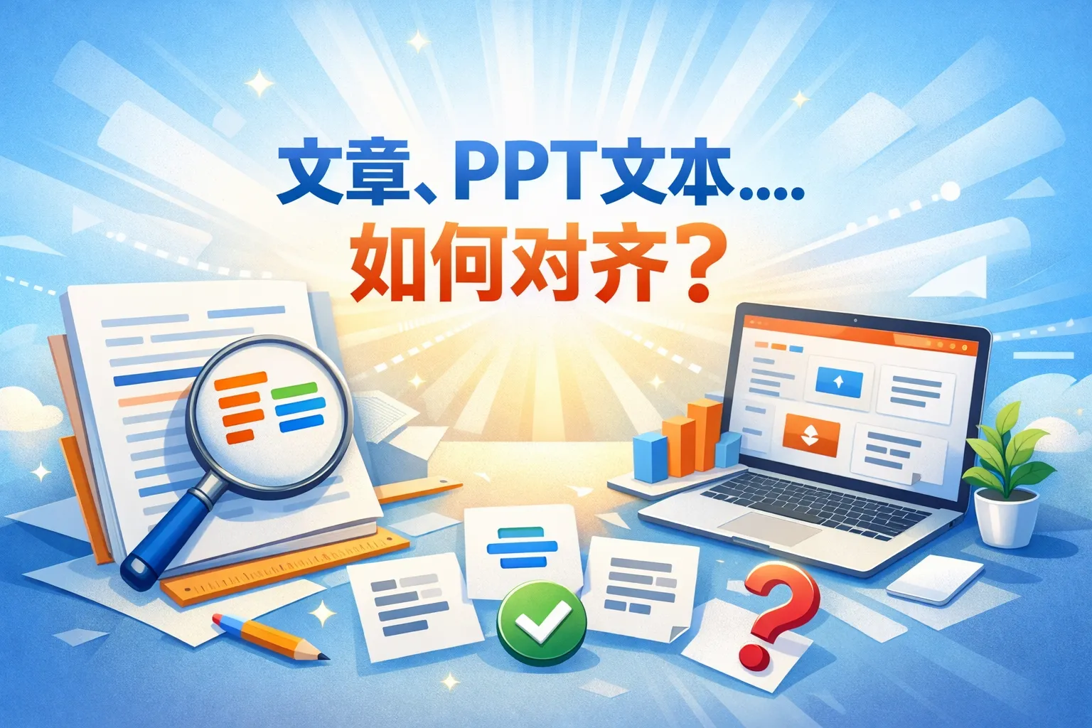 PPT文本....如何对齐