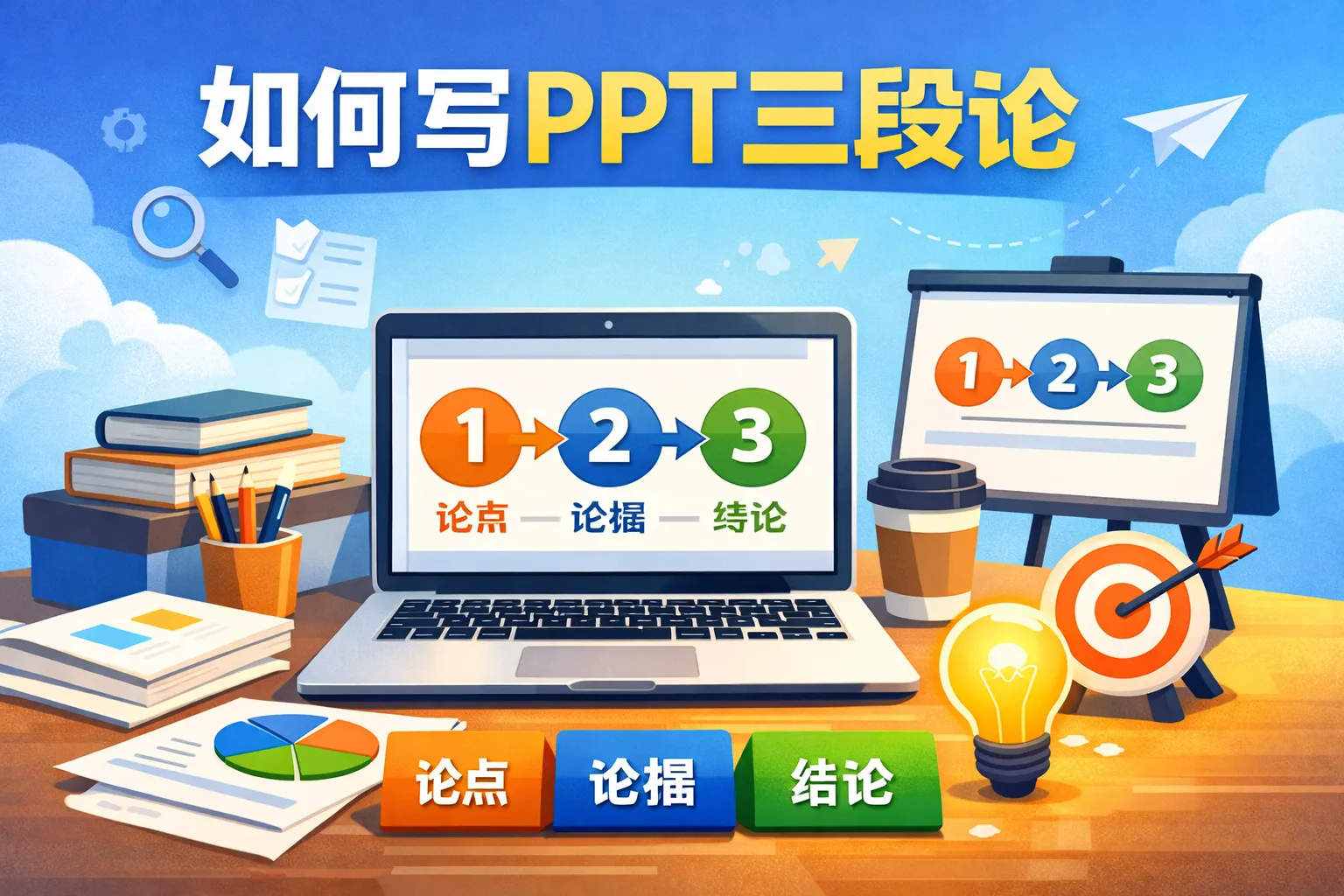 如何写ppt三段论