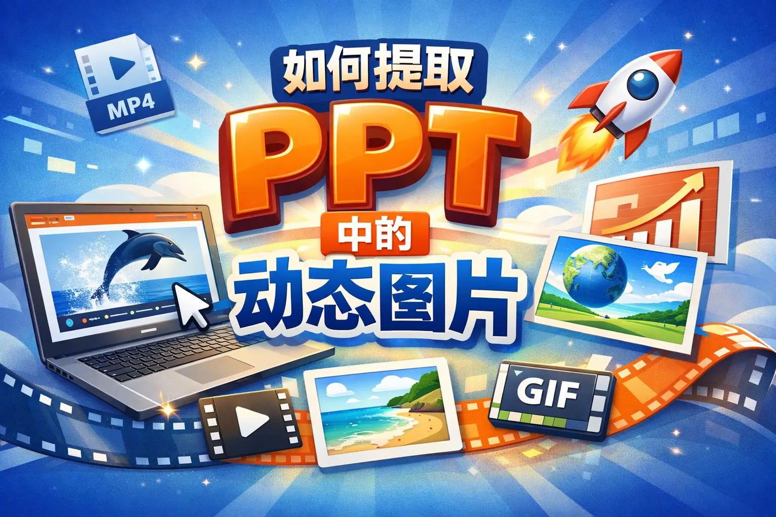 如何提取ppt中的动态图片