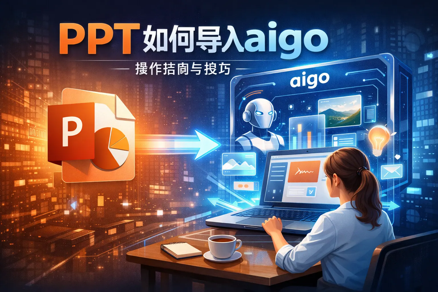 ppt如何导入aigo