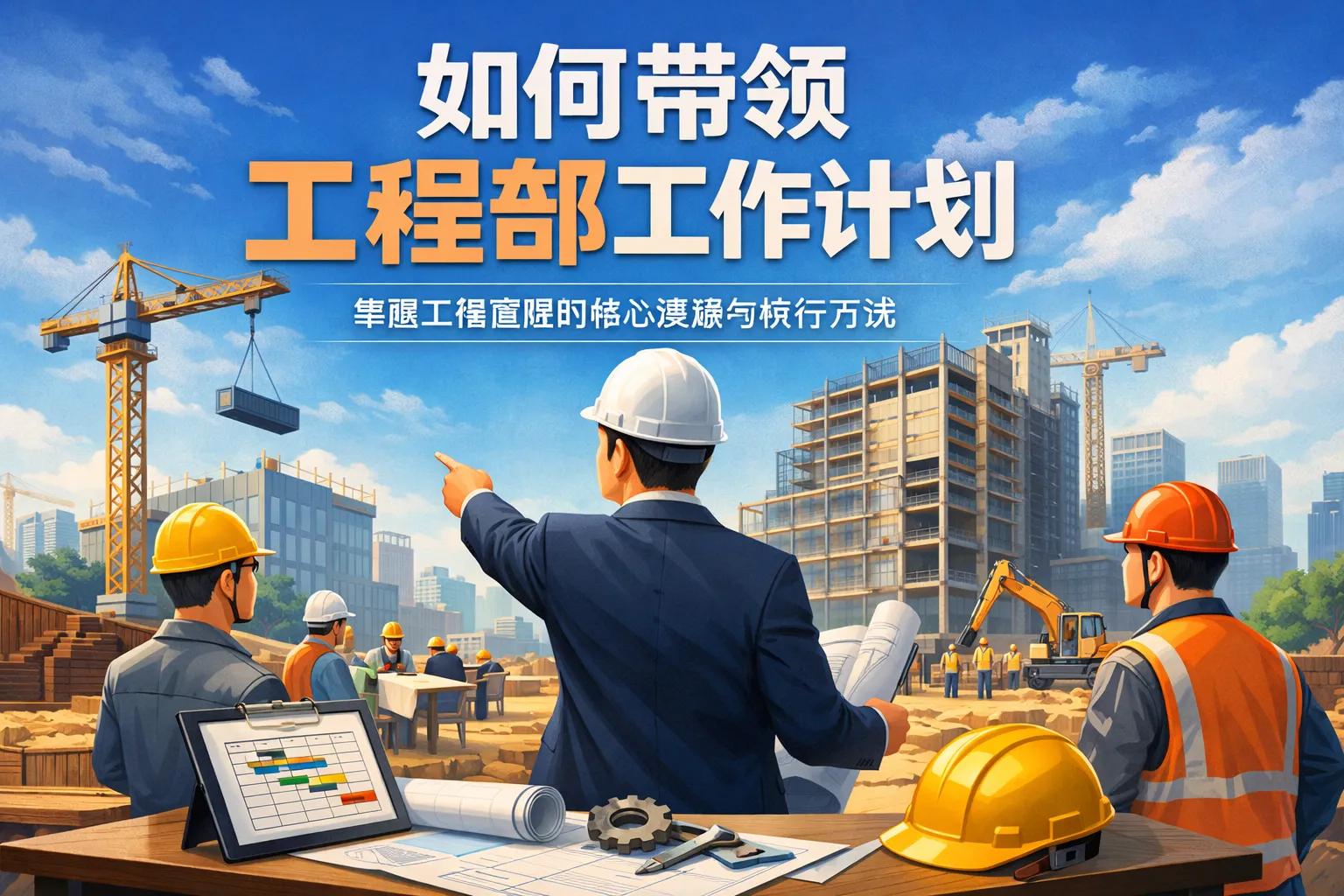 如何带领工程部工作计划