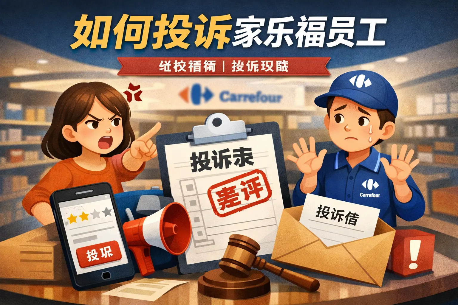 如何投诉家乐福员工