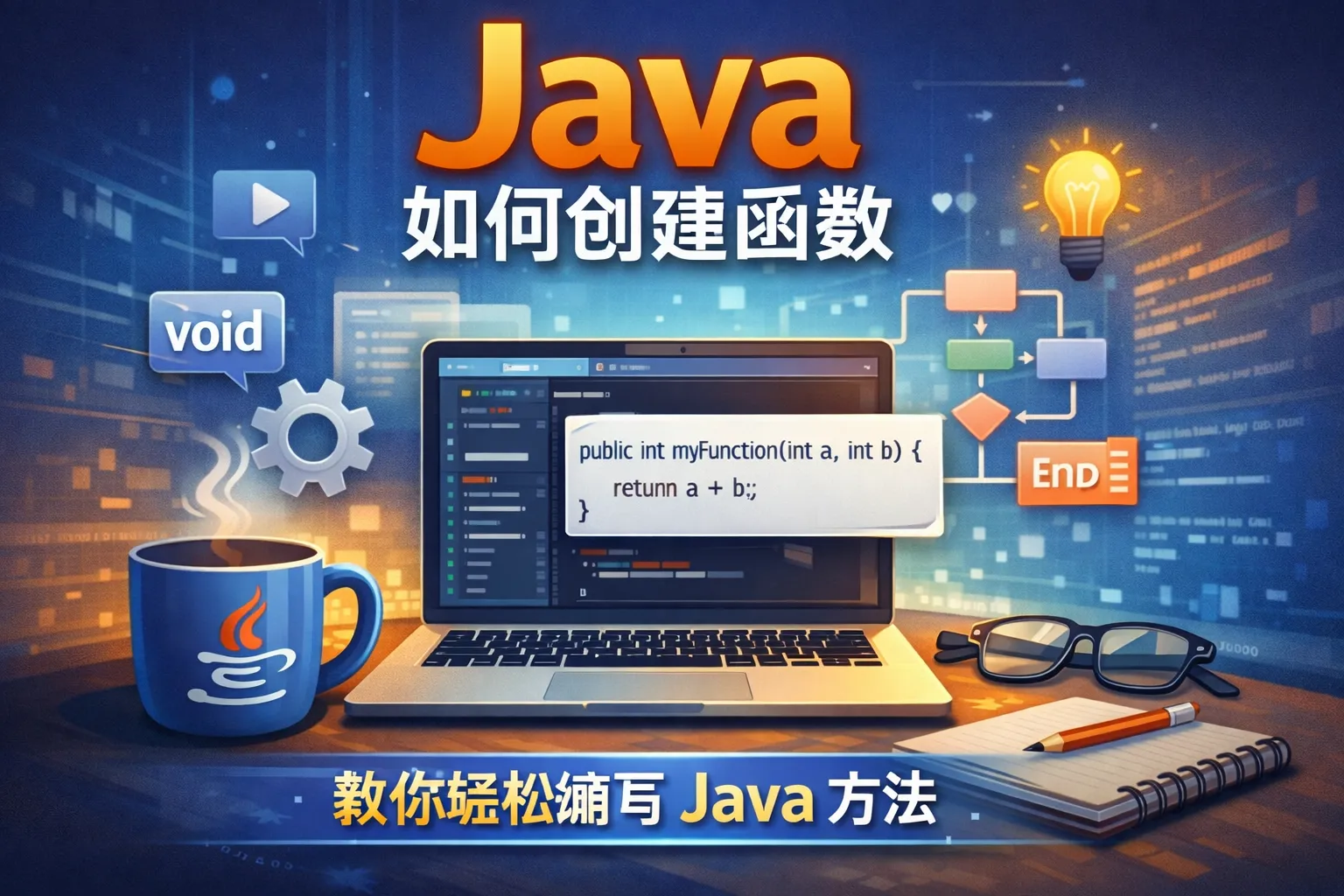 java 如何创建函数