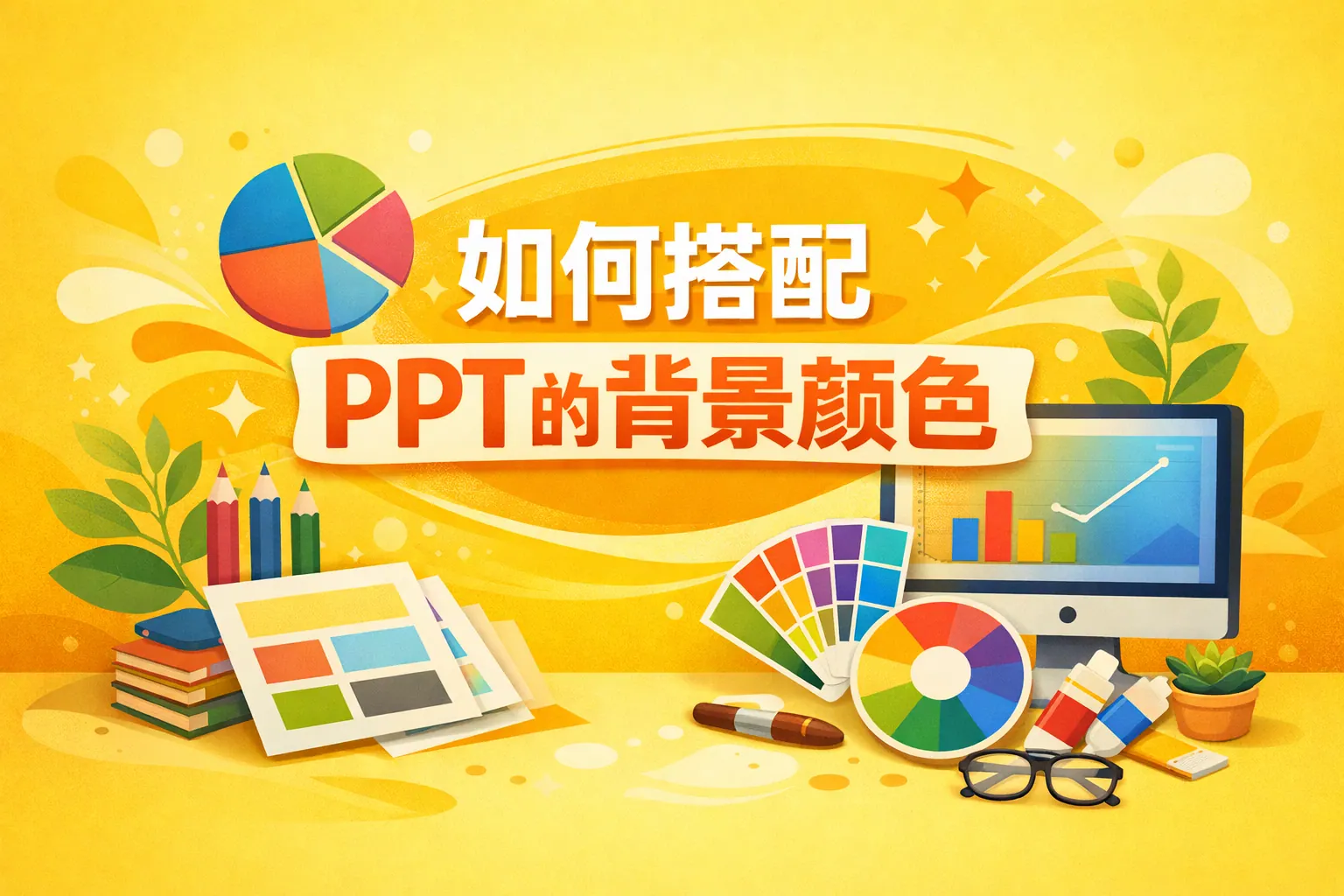 ppt背景颜色是黄色如何色彩搭配