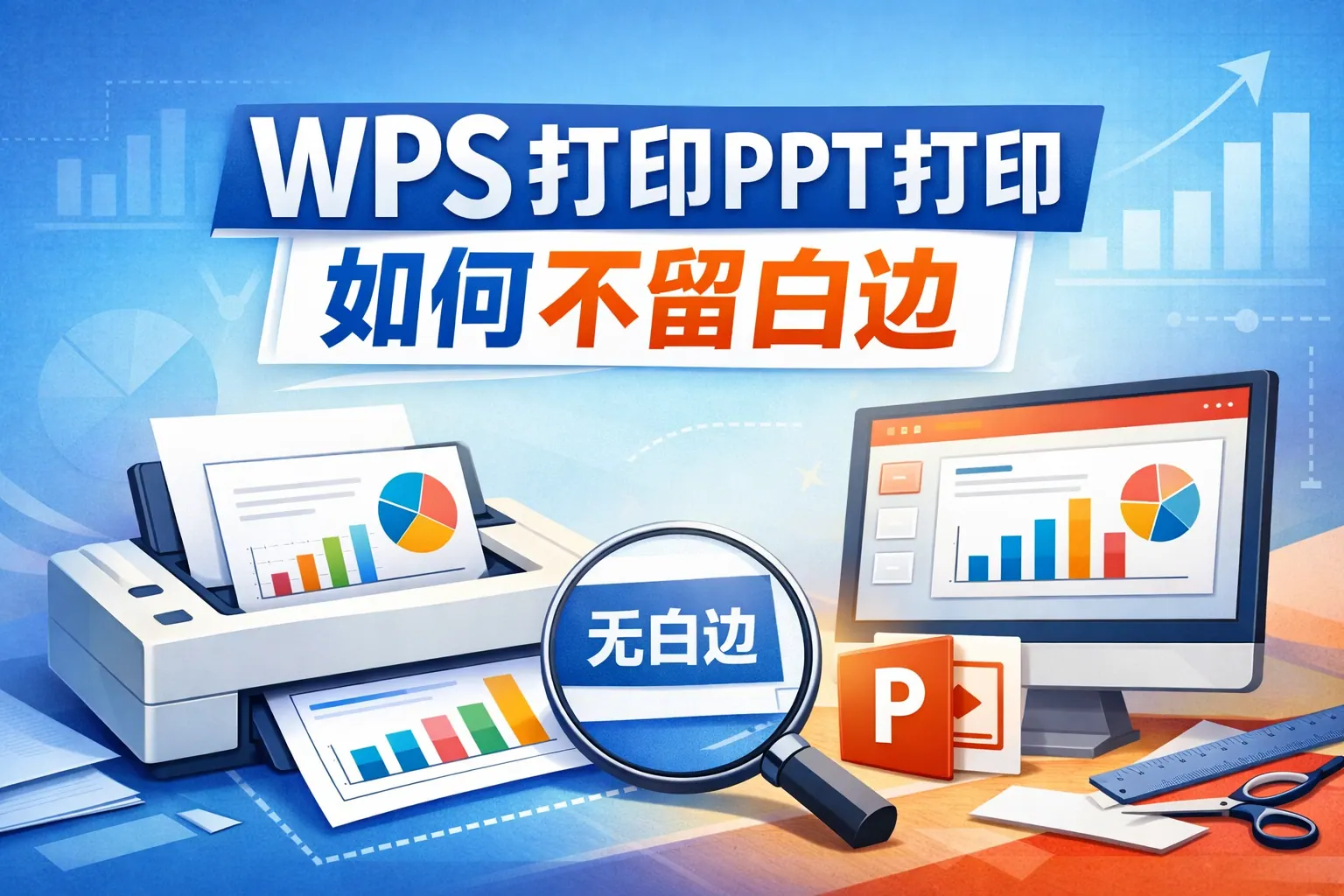 wps打印ppt打印如何不留白边