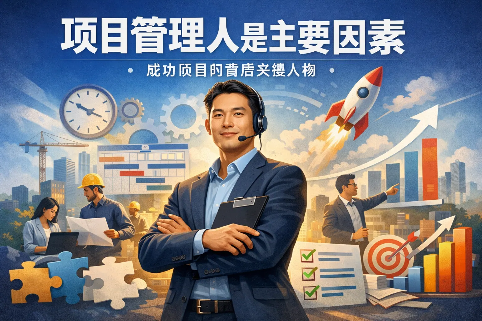 项目管理人是主要因素