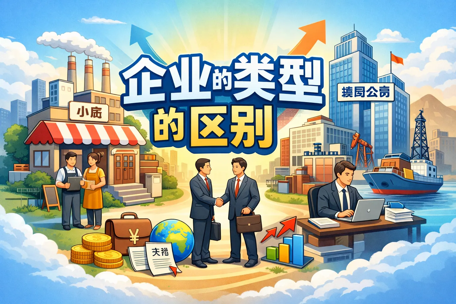 企业的类型的区别