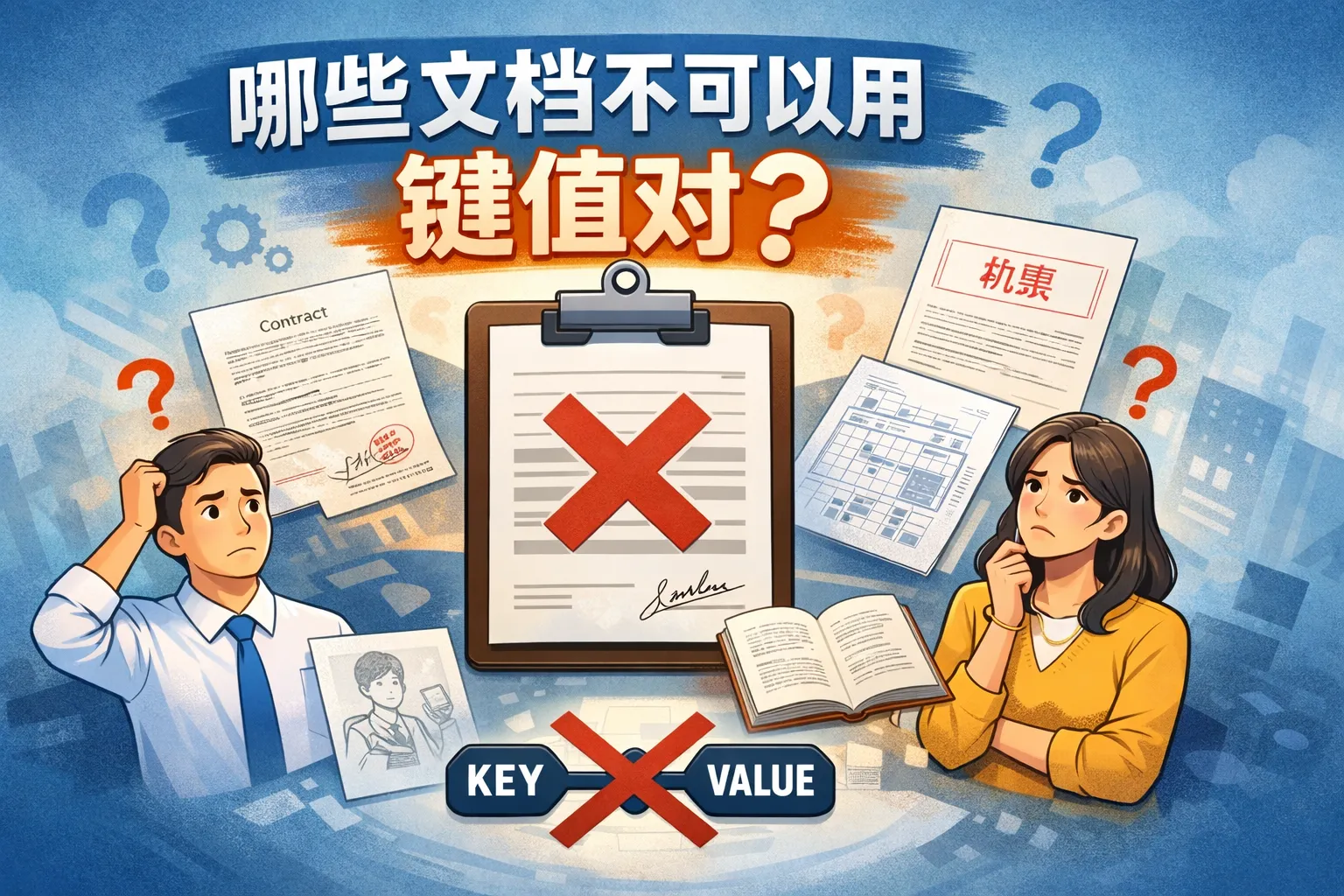 哪些文档不可以用键值对