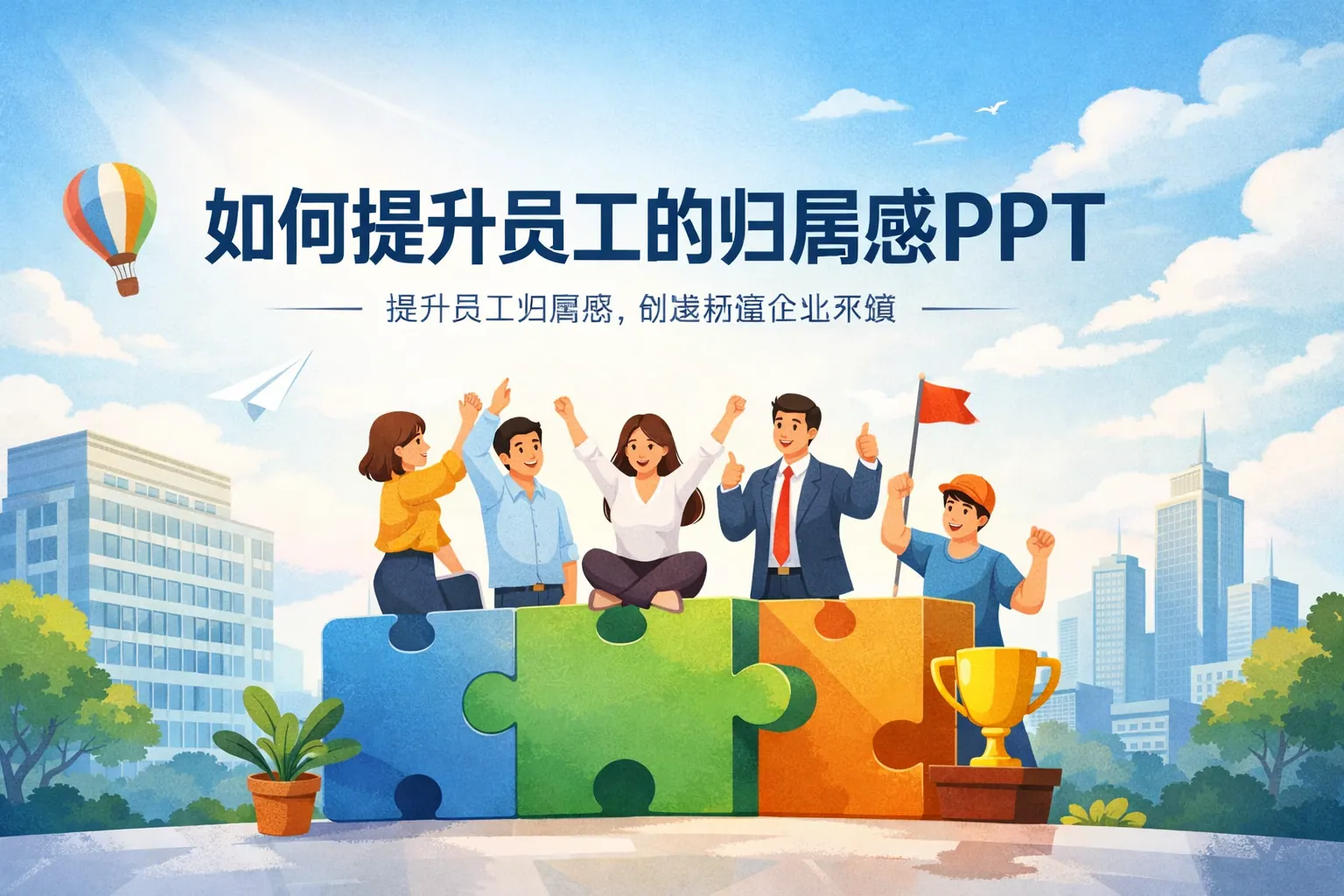 如何提升员工的归属感PPT