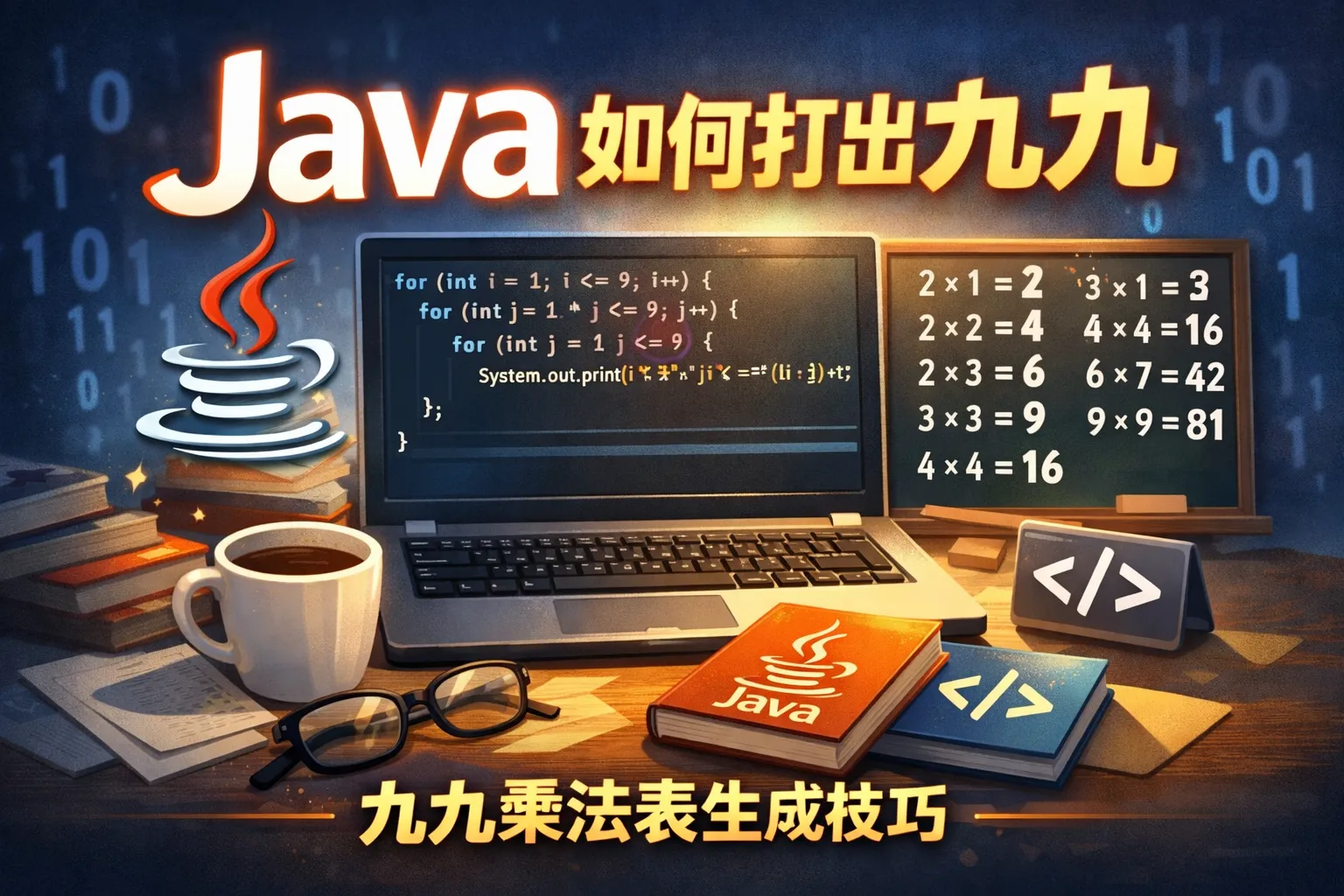 java如何打出九九