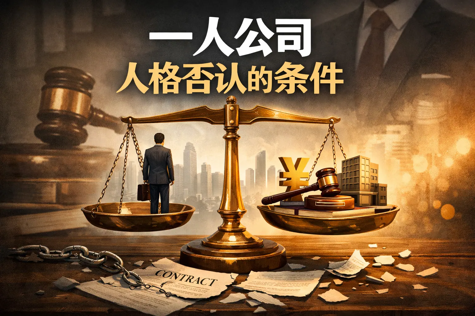 一人公司人格否认的条件