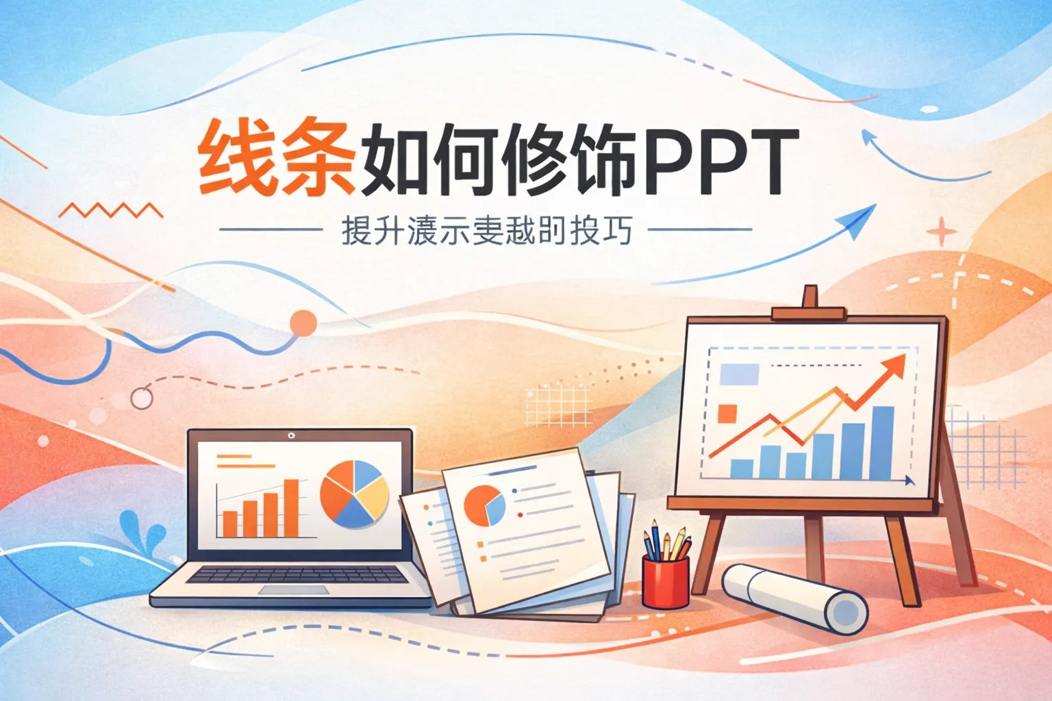 线条如何修饰ppt