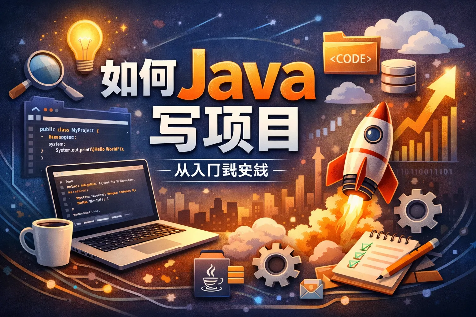 如何java写项目