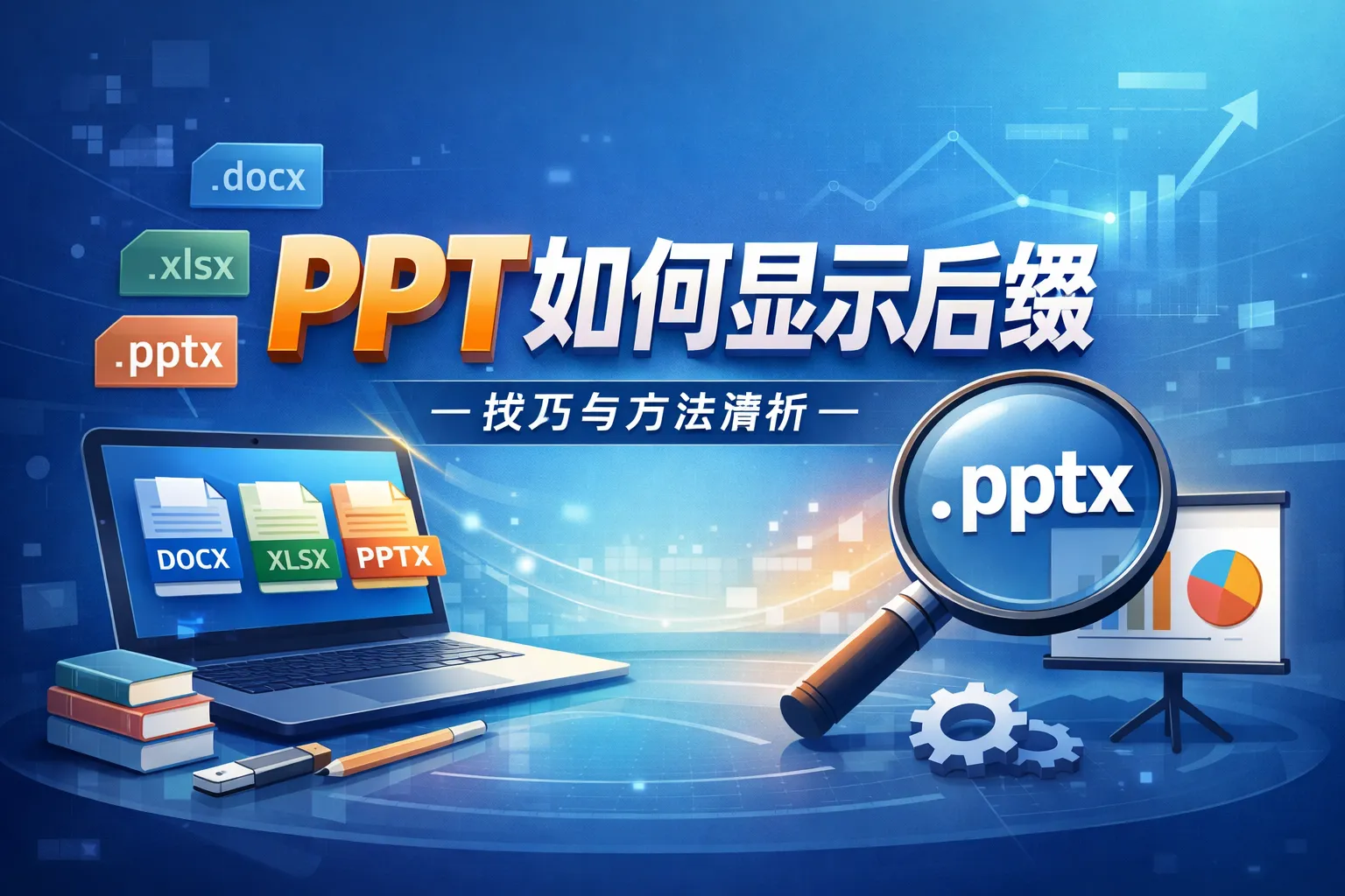 ppt 如何显示 后缀