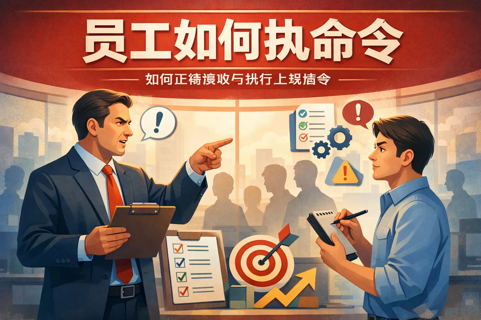 员工如何执命令