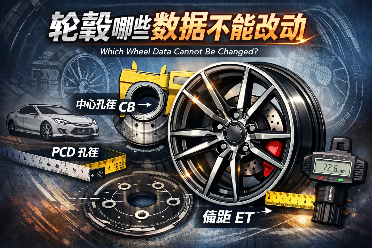 轮毂哪些数据不能改动