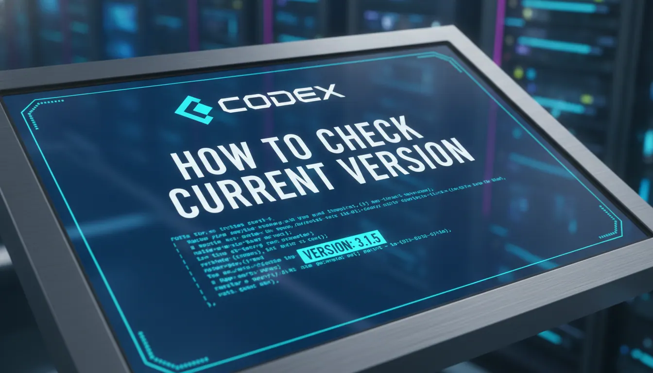 Codex Ap Codex怎么查看当前版本