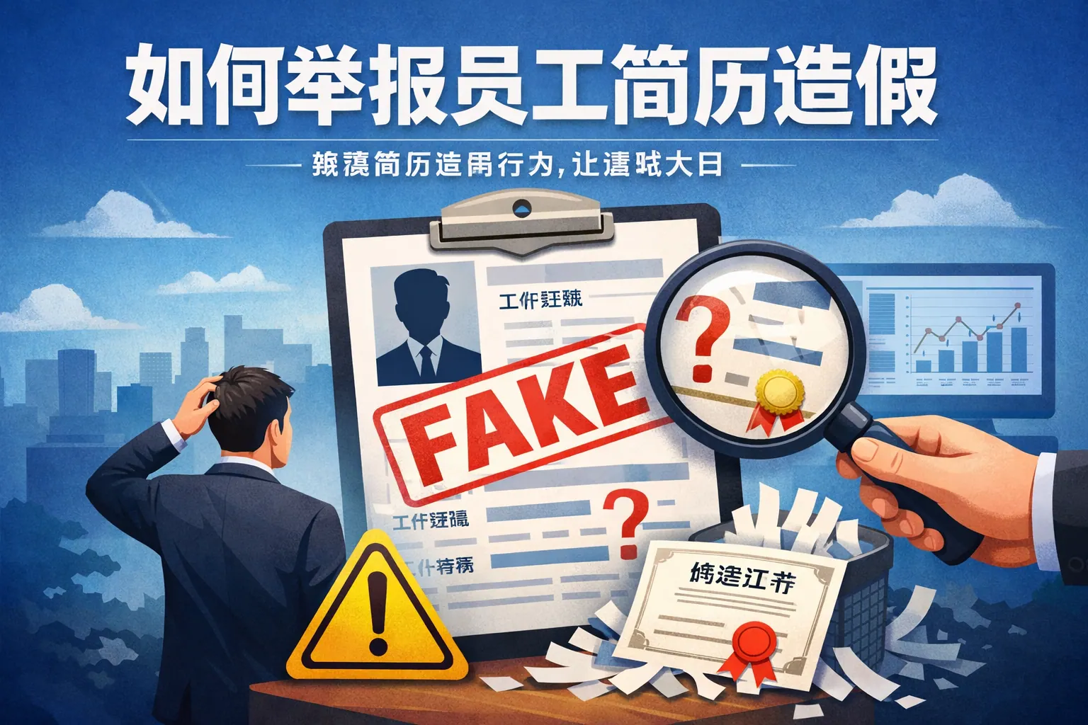 如何举报员工简历造假