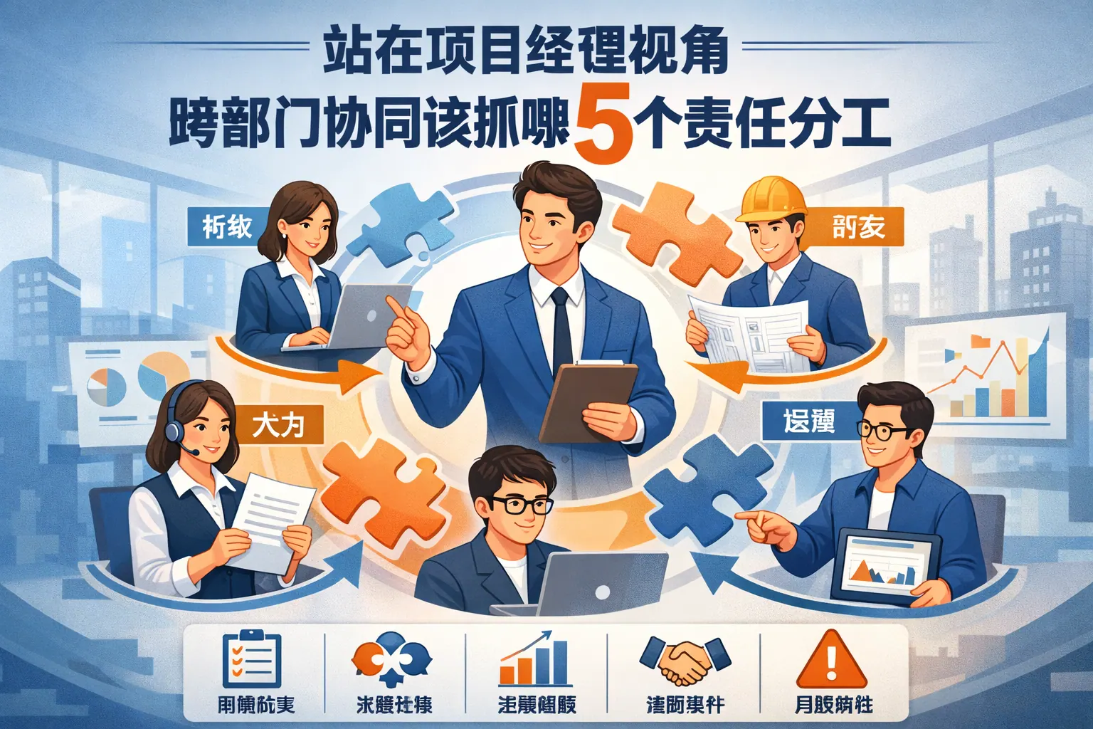 站在项目经理视角,跨部门协同该抓哪5个责任分工