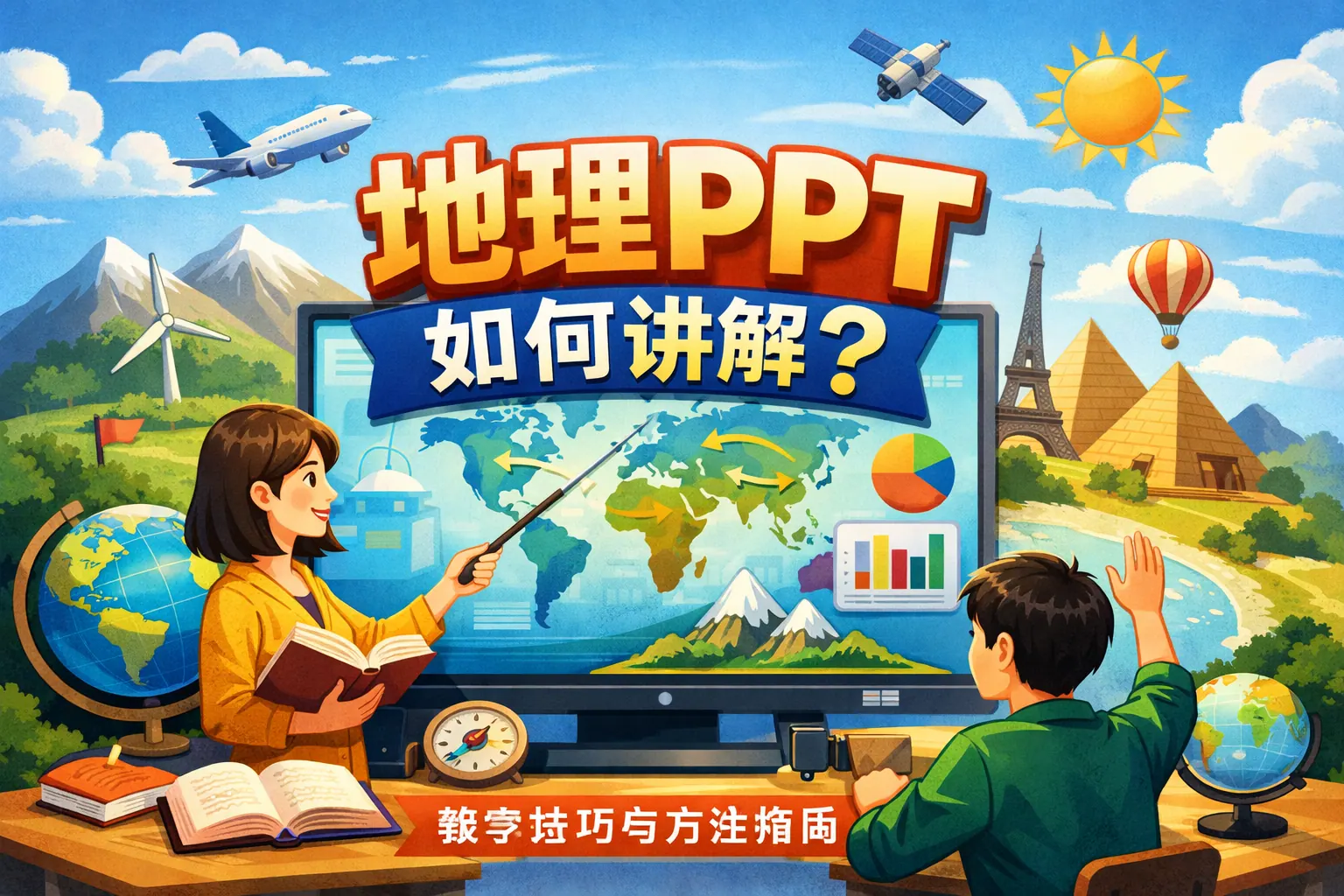 地理ppt如何讲解