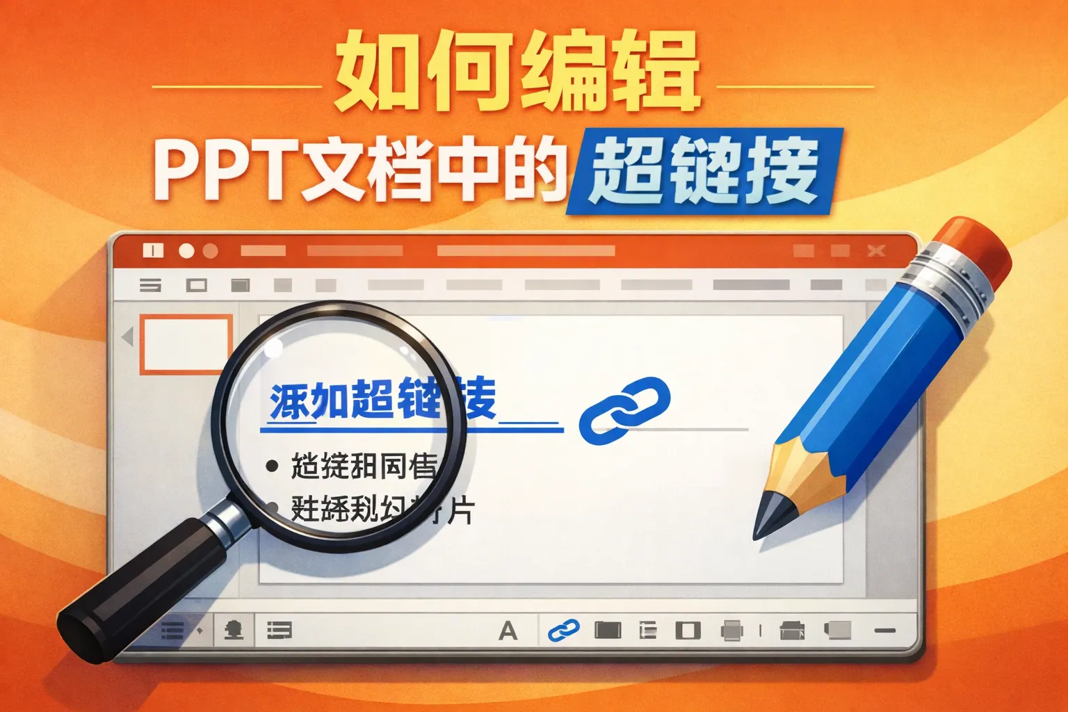 如何编辑ppt文档中的超链接