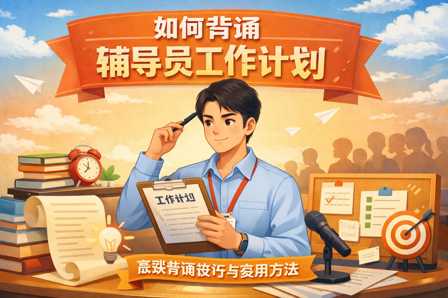 如何背诵辅导员工作计划