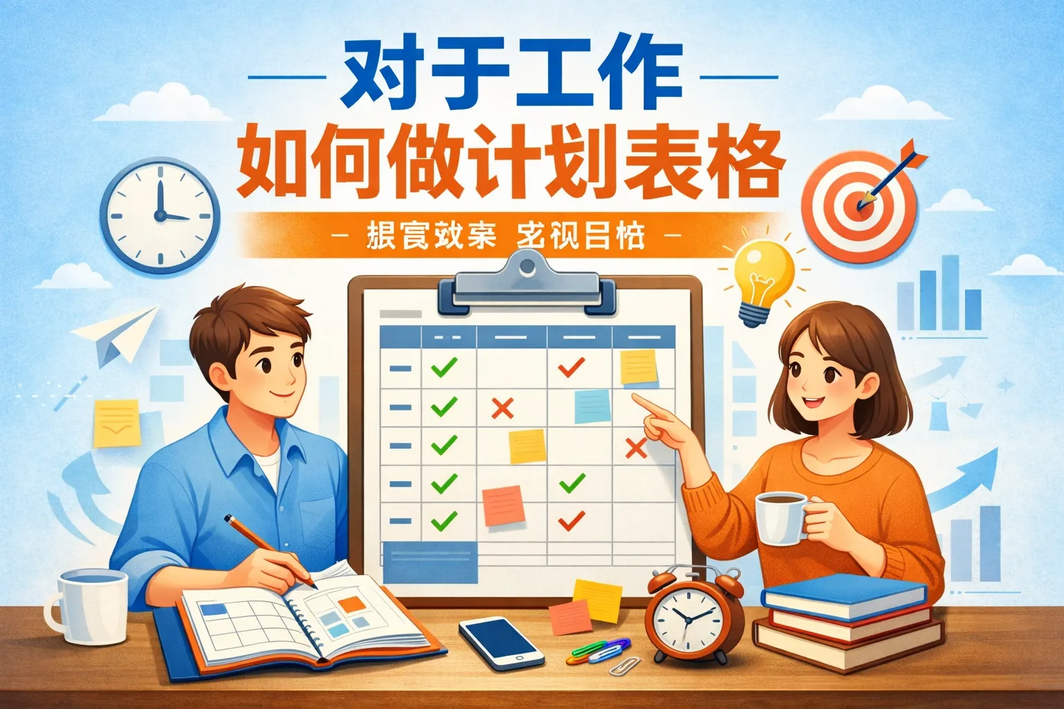 对于工作如何做计划表格