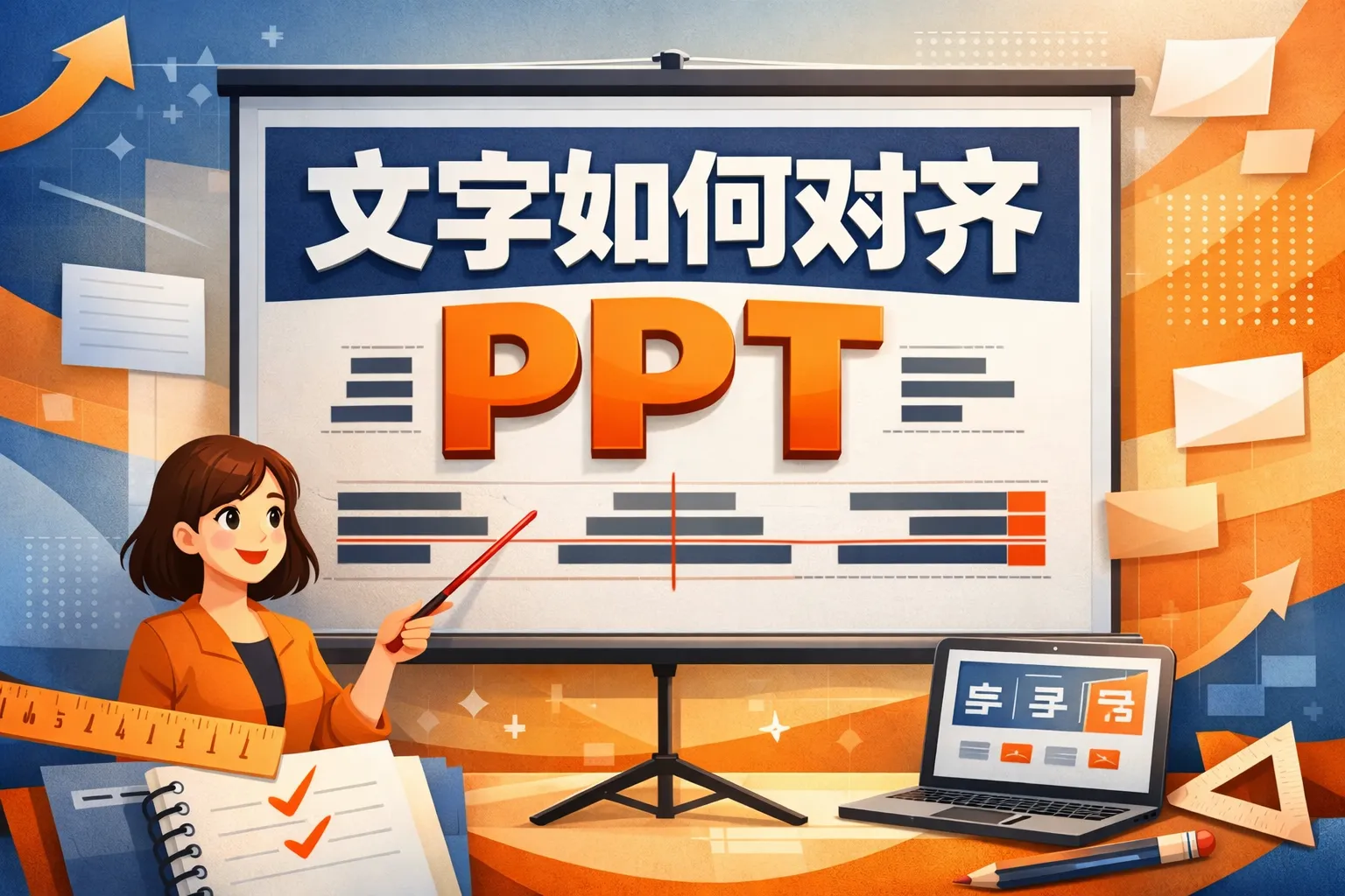 文字如何对齐ppt