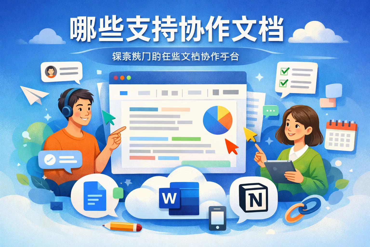 哪些支持协作文档