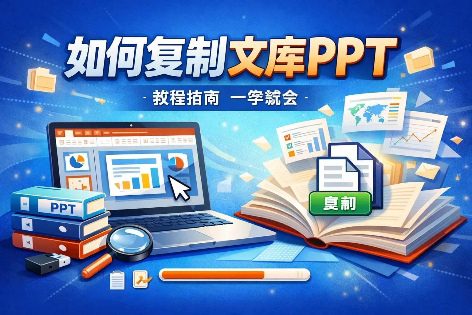 如何复制文库ppt