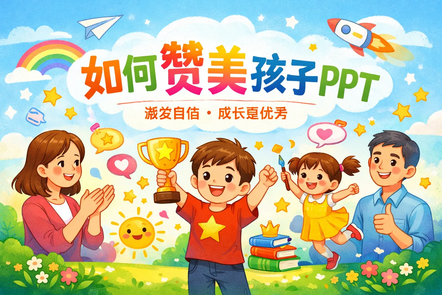 如何赞美孩子ppt