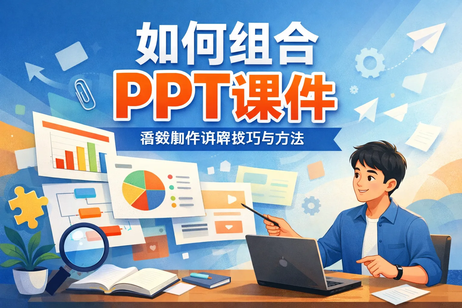 如何组合ppt课件