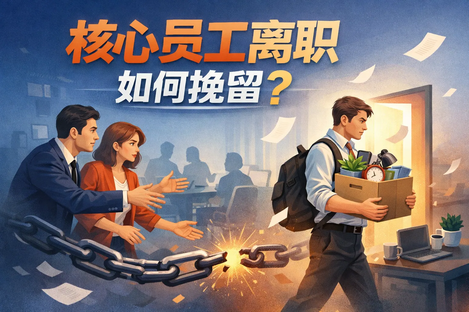 核心员工离职如何挽留