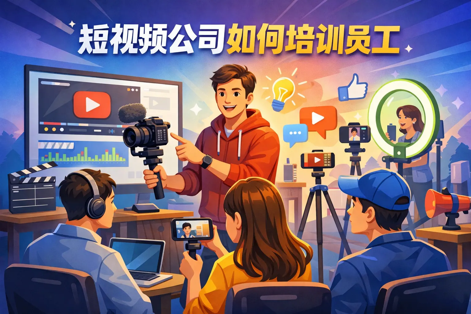 短视频公司如何培训员工