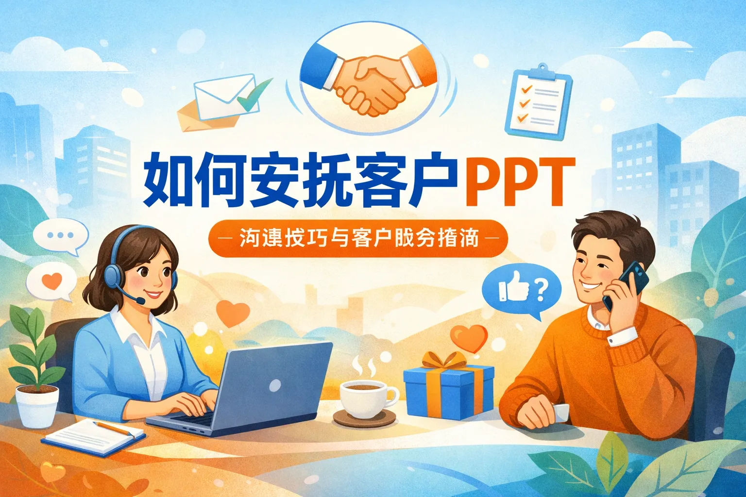 如何安抚客户ppt