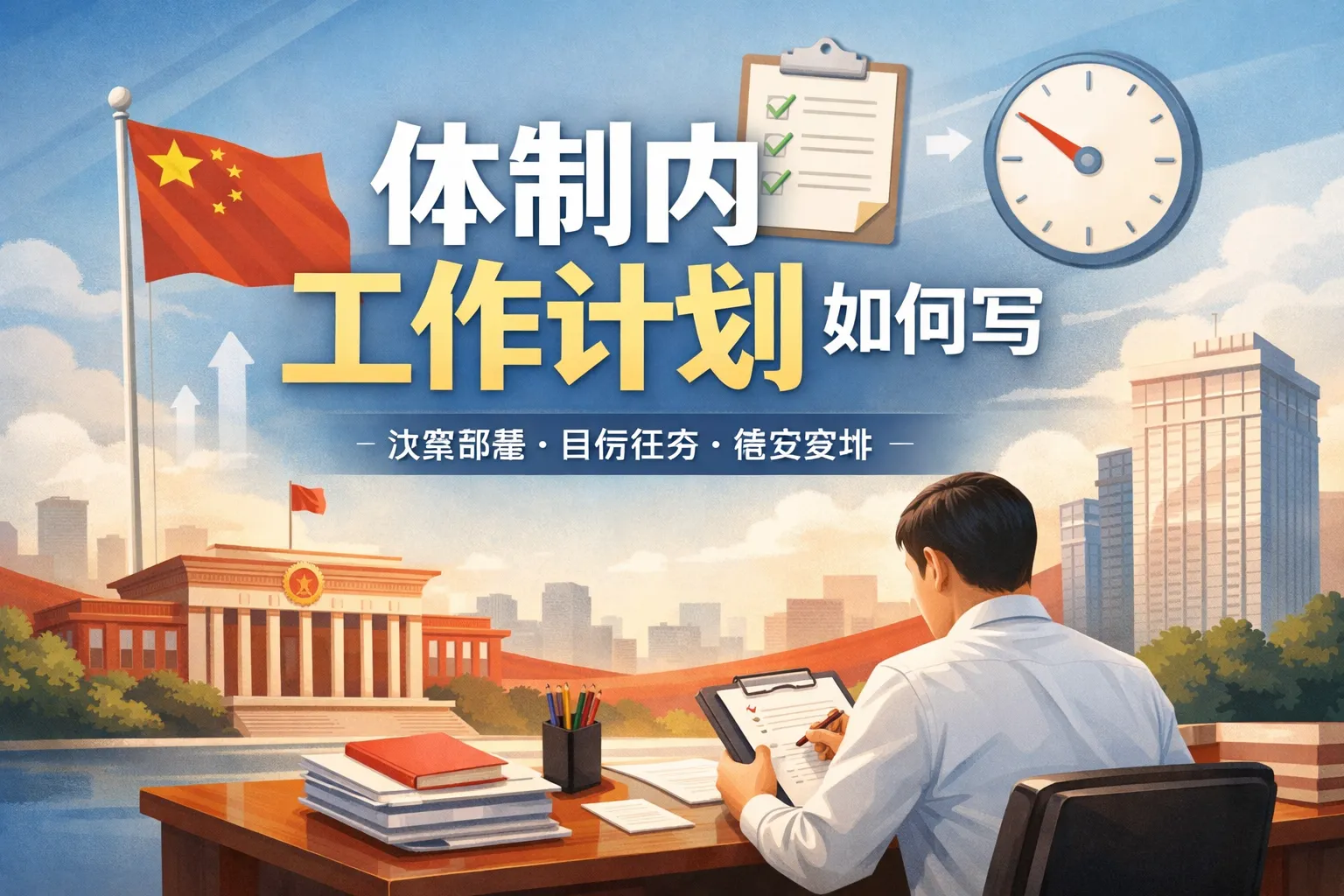 体制内工作计划如何写