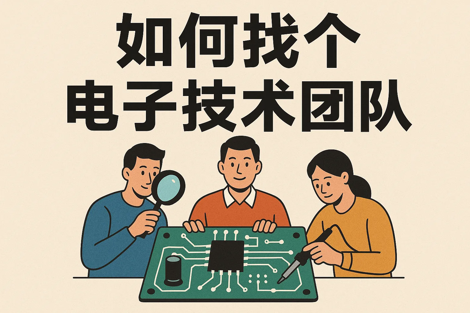 如何找个电子技术团队