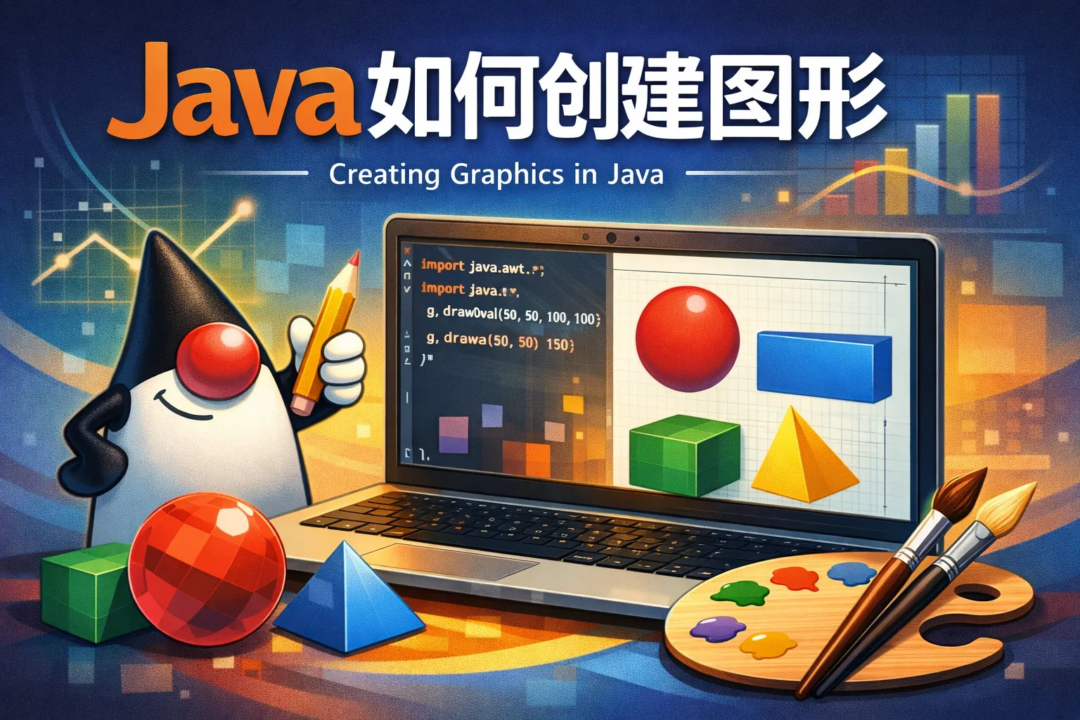 Java如何创建图形