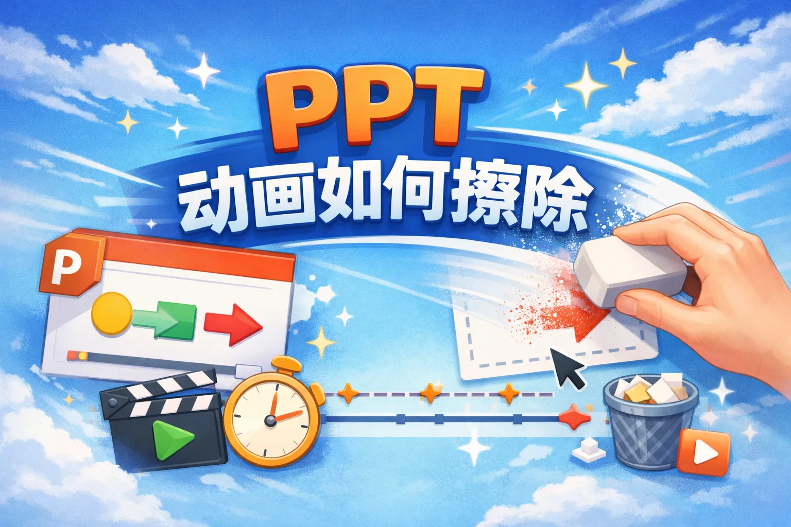ppt动画如何擦除