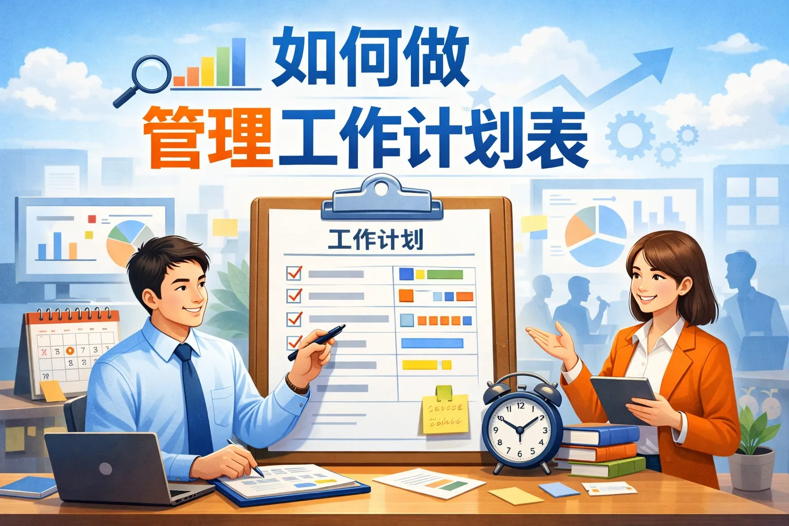 如何做管理工作计划表